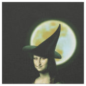 Witchy Woman Mona Lisa Halloween Stoff (Nahaufnahme)