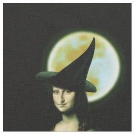 Witchy Woman Mona Lisa Halloween Stoff