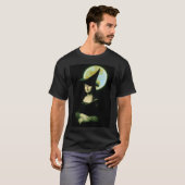 Witchy Woman Mona Lisa Halloween T-Shirt (Vorne ganz)