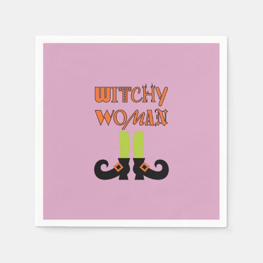 WITCHY WOMAN! SERVIETTE (Vorderseite)
