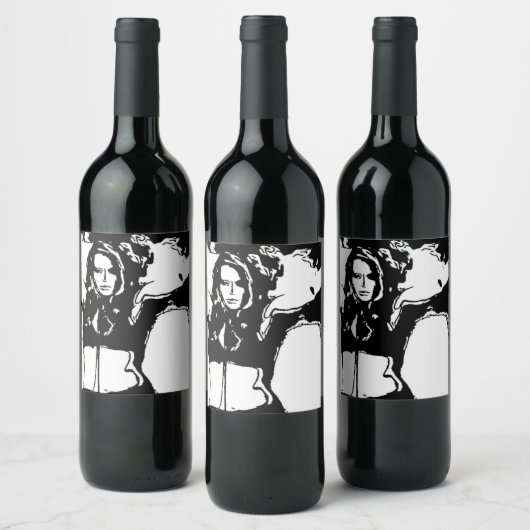 Witchy Woman Weinetikett (Flaschen)