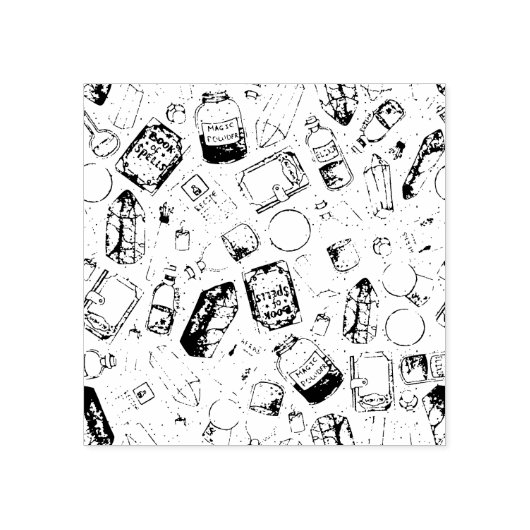 Witchy Wonders Briefmarke Gummistempel (Prägung)