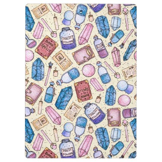 Witchy Wonders Clipboard Klemmbrett (Rückseite)