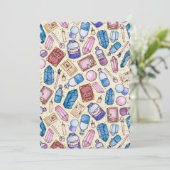 Witchy Wonders Flat Greeting Card Einladung (Stehend Vorderseite)