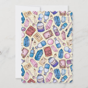 Witchy Wonders Flat Greeting Card Einladung