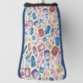 Witchy Wonders Golf Club Cover Headcover (Rotieren 90)