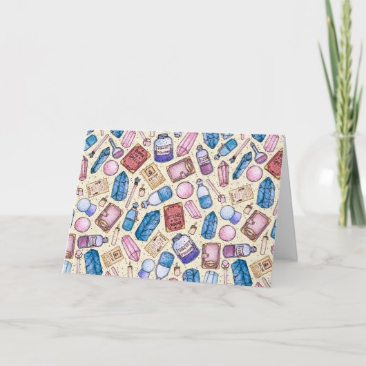 Witchy Wonders Grußkarte (Leere) Dankeskarte (Vorderseite)