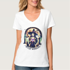 "Witchy Wonders" Halloween Crystal Ball Shirt