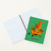 Witchy Wonders: Halloween Themed Custom Notebook Notizblock (Innenseite)