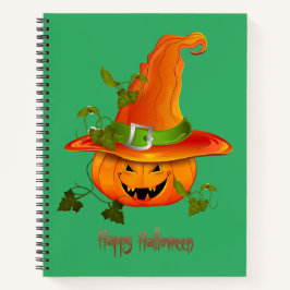 Witchy Wonders: Halloween Themed Custom Notebook Notizblock