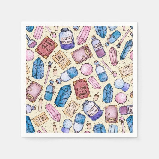 Witchy Wonders Paper Napkins Serviette (Vorderseite)