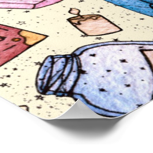 Witchy Wonders Poster (Ecke)