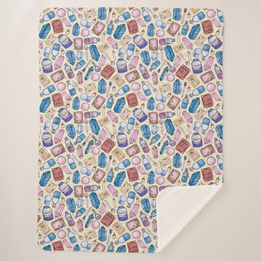 Witchy Wonders Sherpa Blanket Sherpadecke (Vorderseite)