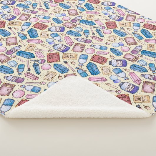 Witchy Wonders Sherpa Blanket Sherpadecke (3/4)