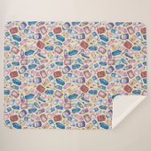 Witchy Wonders Sherpa Blanket Sherpadecke (Vorderseite (Horizontal))