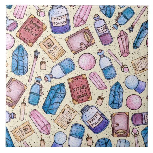 Witchy Wonders Tile Fliese (Vorderseite)