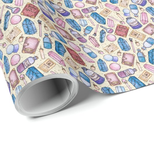 Witchy Wonders Wrapping Paper Geschenkpapier (Rolleneckpunkt)
