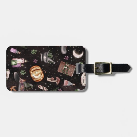 Witchy Woodland Gepäckanhänger (Vorderseite horizontal)