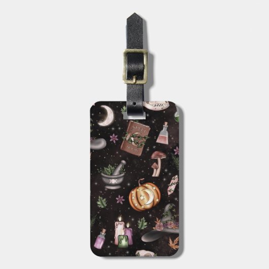 Witchy Woodland Gepäckanhänger (Vorderseite vertikal)