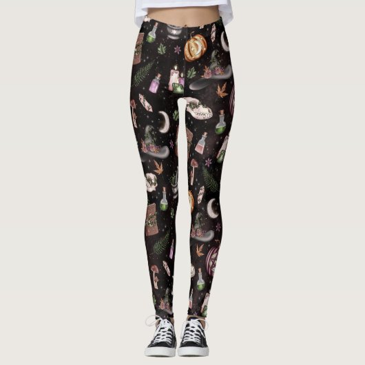 Witchy Woodland Leggings (Vorderseite)
