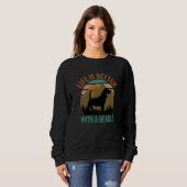 With A Beagle Distressed Mountains Sweatshirt (Vorne ganz)