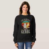 with a Gerbil Racing Rat Gerbil Sweatshirt (Vorne ganz)