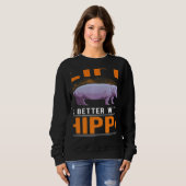 with a Hippo Sweatshirt (Vorne ganz)