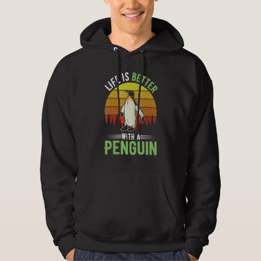 with a Penguin Hoodie (Vorderseite)