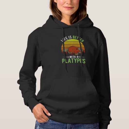 with a Platypus 1 Hoodie (Vorderseite)