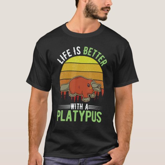 with a Platypus 1 T-Shirt (Vorderseite)