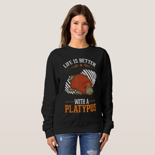 with a Platypus Sweatshirt (Vorne ganz)