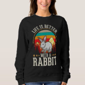 with a Rabbit Sweatshirt (Vorderseite)