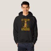 with a wagging tail and a Golden Retriever Hoodie (Vorne ganz)