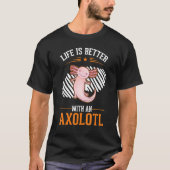 with an Axolotl T-Shirt (Vorderseite)
