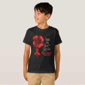 With Any Luck I'll Beat Blood Cancer Awareness T-Shirt (Vorne ganz)