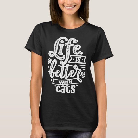 with Cats T-Shirt (Vorderseite)