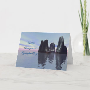 "With Deepest Symapthy" Christian Sympathy Card Karte