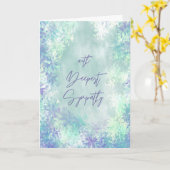 With Deepest Sympathy Card Karte (Gelbe Blume)