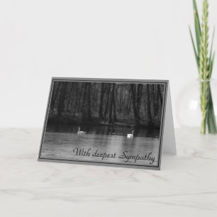 With deepest Sympathy - condolence card Karte