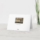 With deepest sympathy - Yellow Flower Karte (Rückseite)