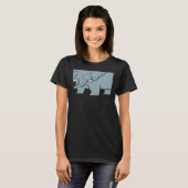 With Elephants Cute African Elephant T-Shirt (Vorne ganz)