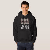 With Ferrets Pet Ferrets Ferret Hoodie (Vorne ganz)