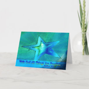 With God All Things Are möglich Karte