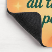 with God all things are possible Christian faith Mousepad (Ecke)