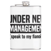 With God All Things Are Possible Flachmann (Vorderseite)