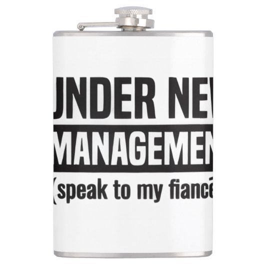 With God All Things Are Possible Flachmann (Vorderseite)