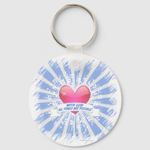 With God All Things are Possible Schlüsselanhänger