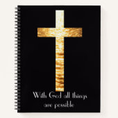 With God Spiral Notebook Journal Notizblock (Vorderseite)