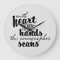 With Heart and Hands the Sonographer Scans