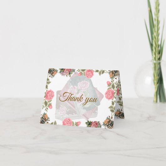 With Heartfelt Thanks Dankeskarte (Vorderseite)